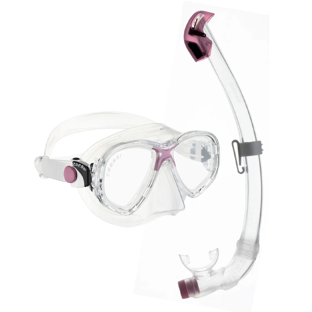 Cressi Marea Junior and Seal Dry Snorkel Combo - Image 2