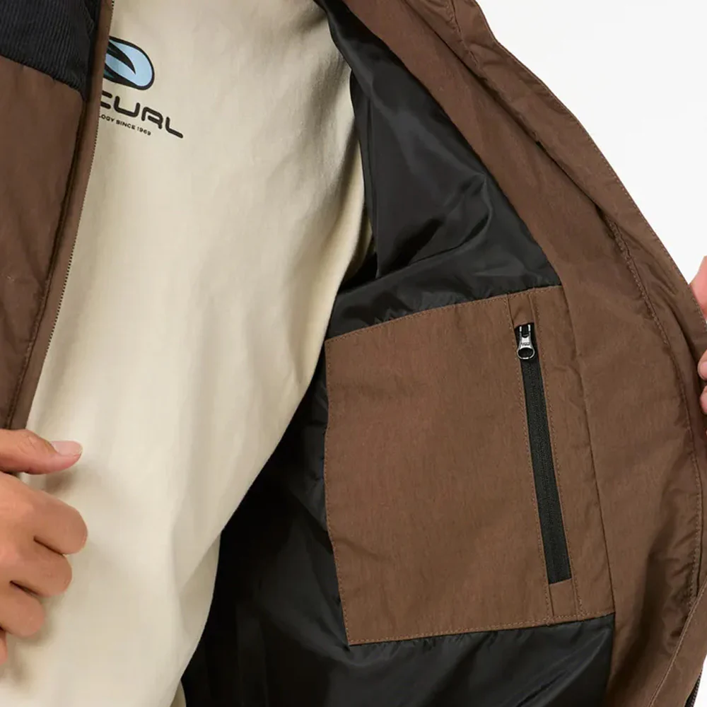 Ripcurl Fade Out Cord Puffer Jacket - Image 3