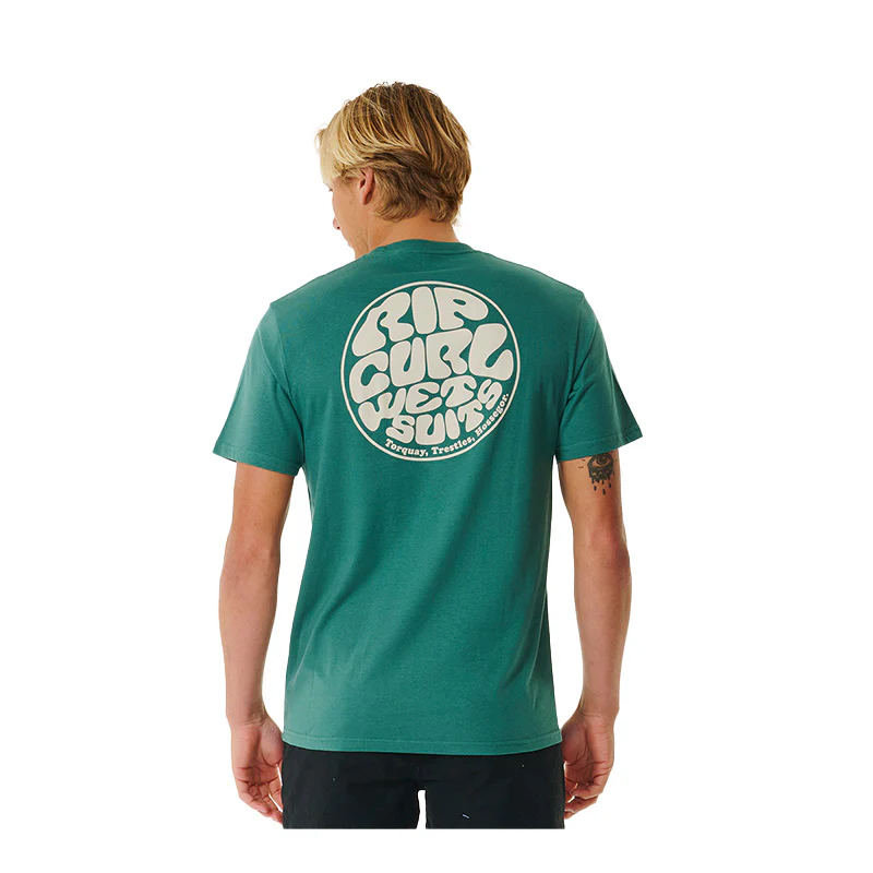 Ripcurl Wetsuit Icon Tee - Mens - Image 4