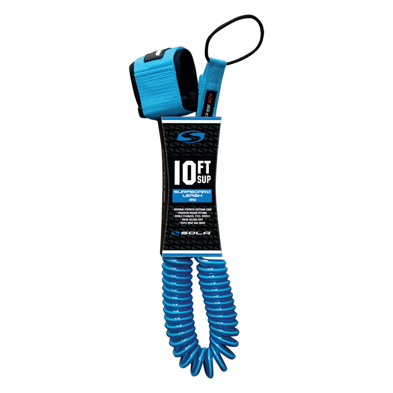 Sola SUP Coil Leash - 10ft